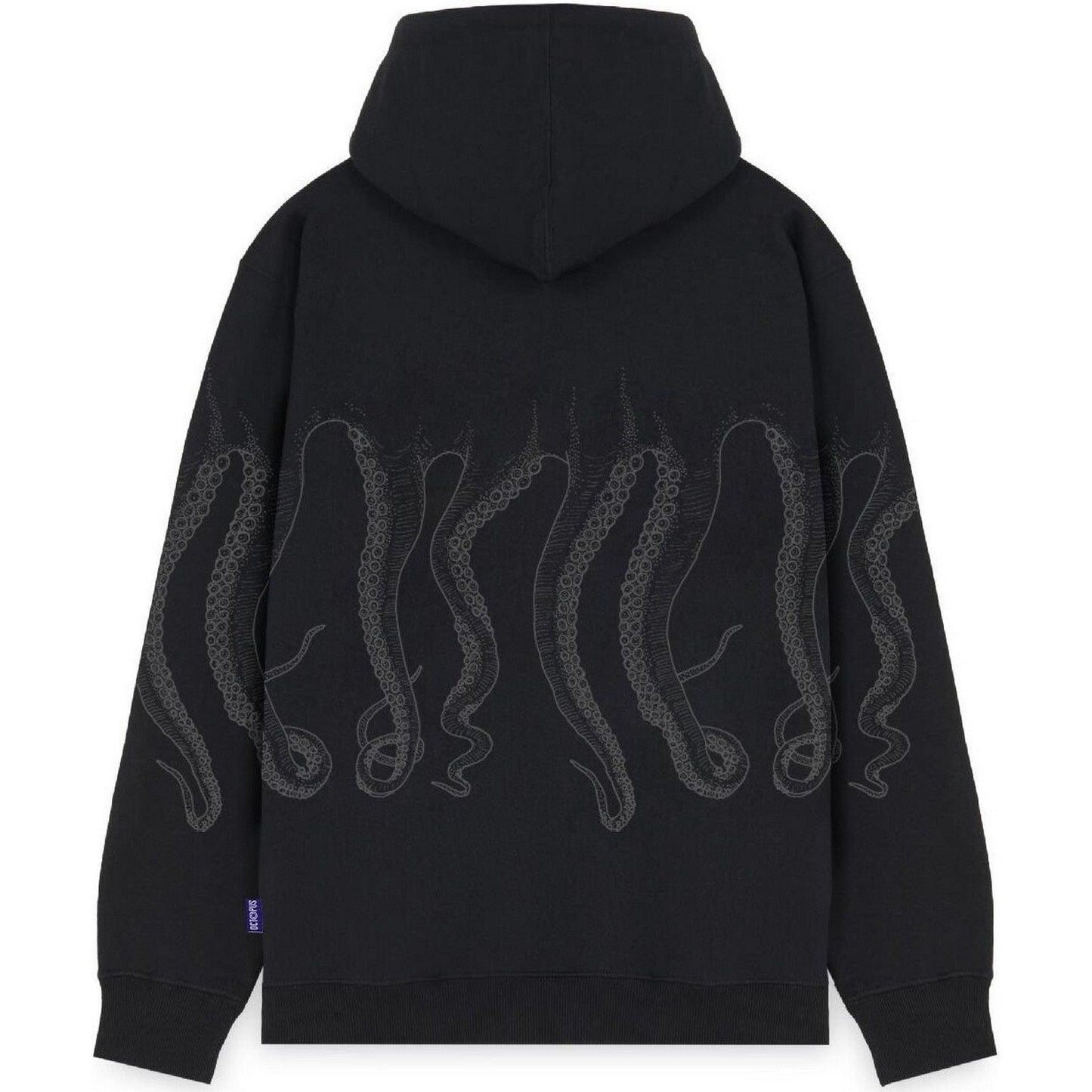 Felpe con cappuccio Uomo Octopus - Octopus Outline Hoodie - Nero