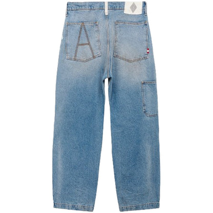 Pantaloni Uomo Amish - Super knee - Blu