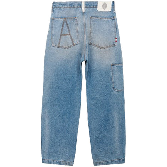 Pantaloni Uomo Amish - Super knee - Blu