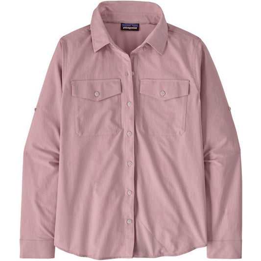 Camicie Donna Patagonia - W's L/S Self Guided Sun Shirt - Viola