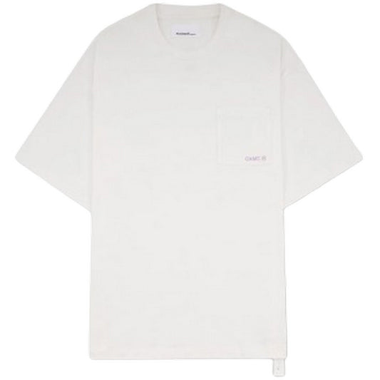 T-shirt Uomo OAMC Peacemaker - Pocket Tee Landscape Print - Bianco