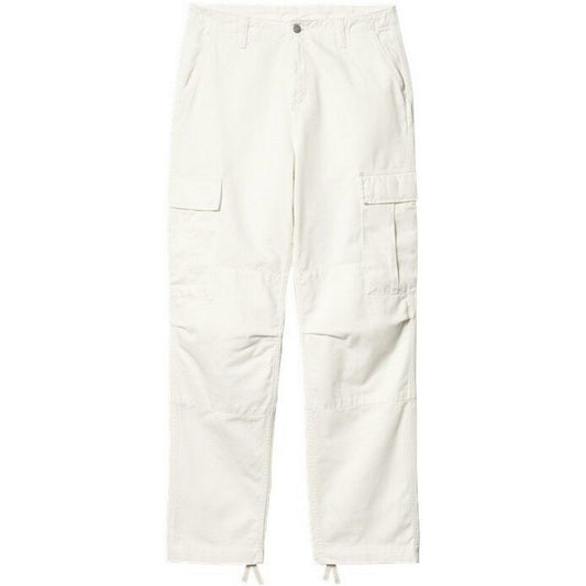 Pantaloni Uomo Carhartt Wip - Regular Cargo Pant Cotton Columbia Ripstop - Bianco