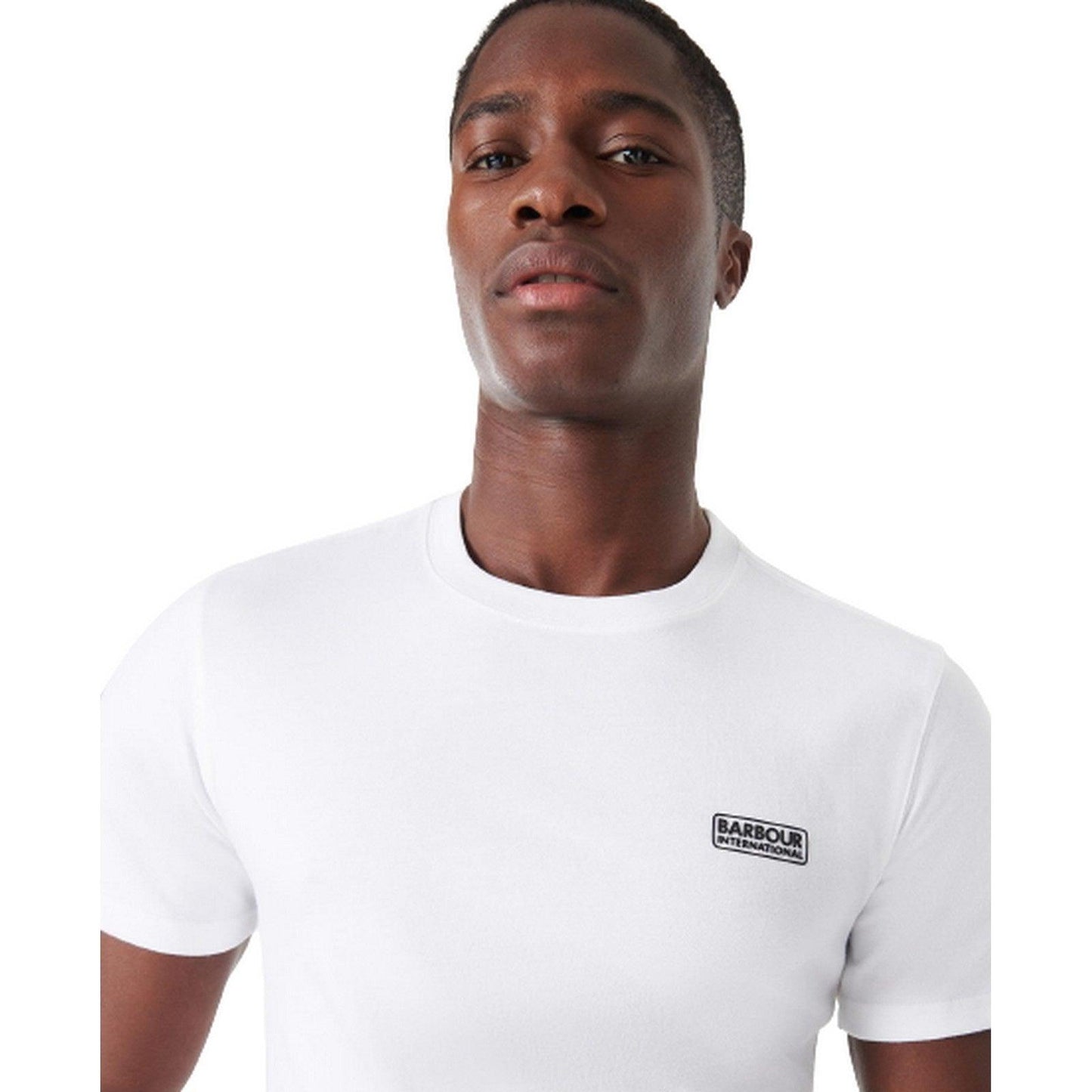 T-shirt Uomo Barbour International - Small Logo T-Shirt - Bianco