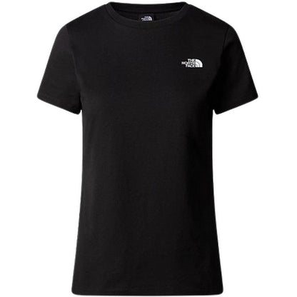 T-shirt Donna The North Face - W S/S Simple Dome Slim Tee - Nero