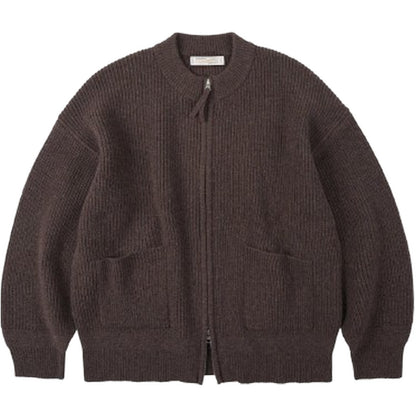 Cardigan Uomo Frizmworks - Wool Deck Zipup Cardigan - Marrone