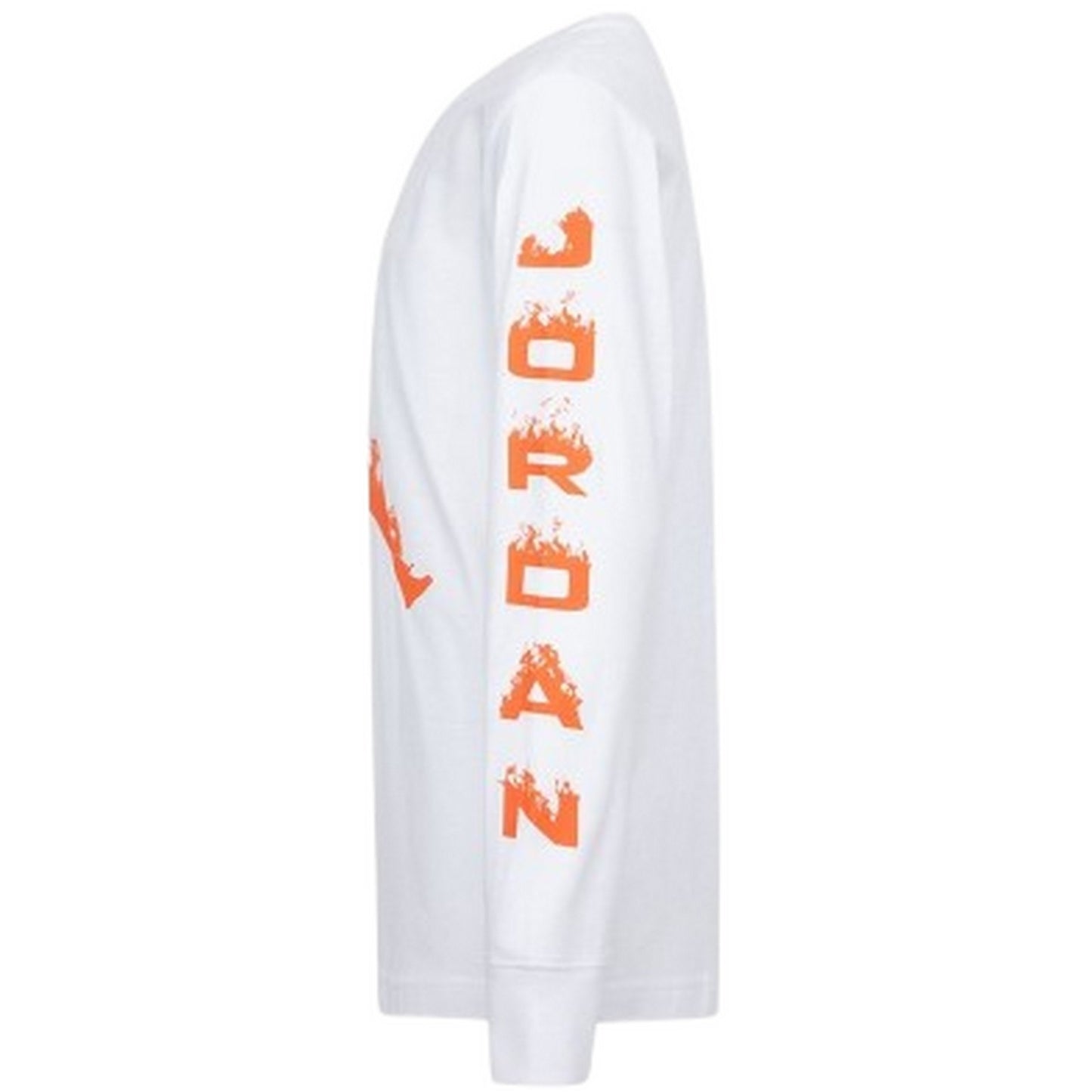 Maglie a manica lunga Ragazzi Unisex Jordan - Jdb Up In Flames Ls Tee - Bianco