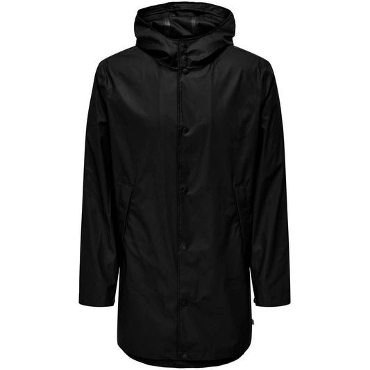 Giacche Uomo Only & Sons - Onsluca Rain Coat Otw Noos - Nero