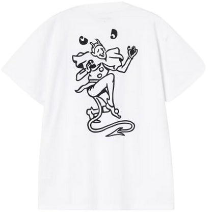T-shirt Uomo Carhartt Wip - S/S Playing Cards T-Shirt - Bianco
