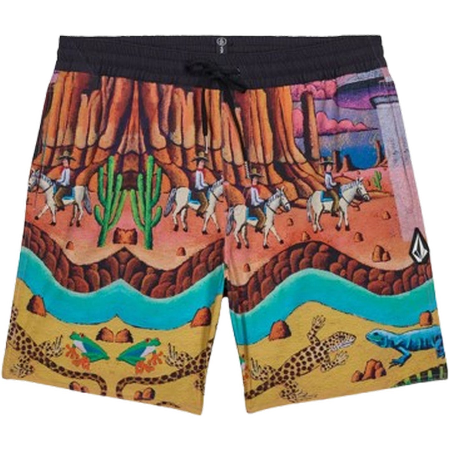 Pantaloncini e calzoncini Uomo Volcom - Fa Mickey Mason Trunk 17 - Multicolore