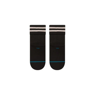 Chaussettes unisexes Stance - Roll Cuff Quarter - Noir