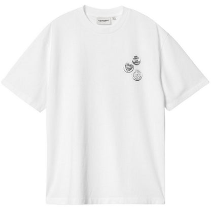 T-shirt Donna Carhartt Wip - W' S/S Pins T-Shirt - Bianco