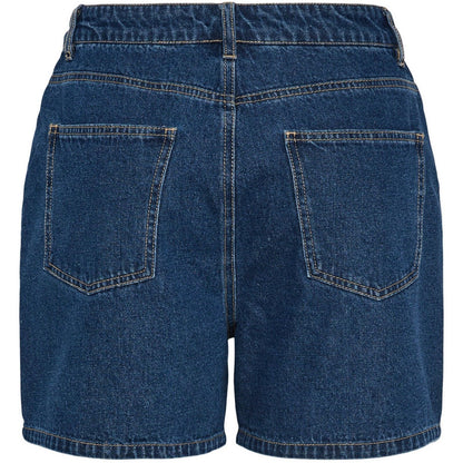 Pantaloncini Donna Pieces - Pcabbi Mw Shorts Noos - Blu