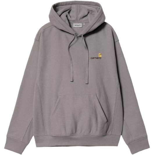 Felpe con cappuccio Uomo Carhartt Wip - Hooded American Script Sweat - Marrone