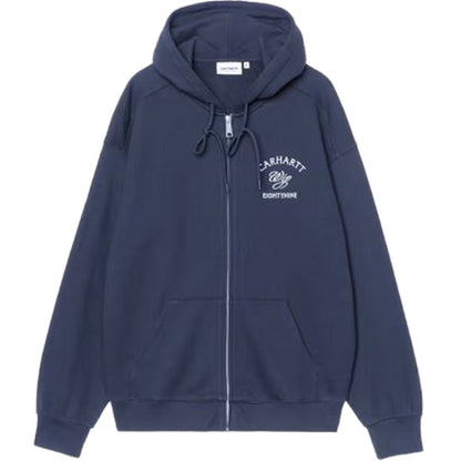 Felpe con cappuccio Uomo Carhartt Wip - Hooded Eightynine Sweat Jacket - Blu