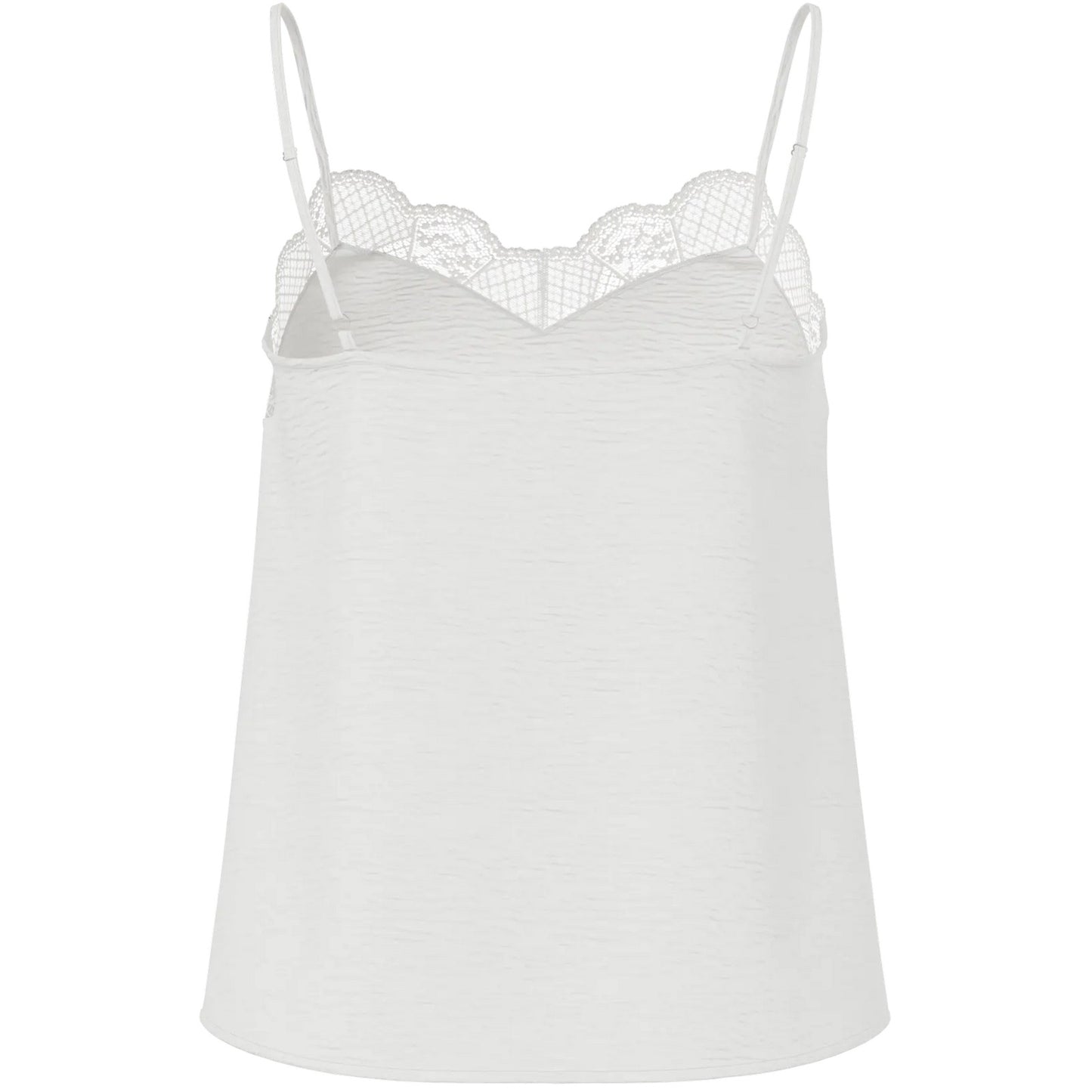 Canotte e top Donna Pieces - Pctiffany Strap Lace Top Noos Bc - Bianco