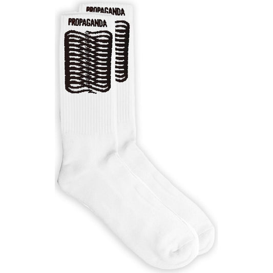 Calze Uomo Propaganda - Socks Ribs - Bianco