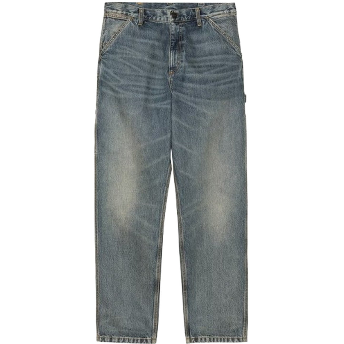 Pantaloni Uomo Carhartt Wip - Single Knee Pant - Blu