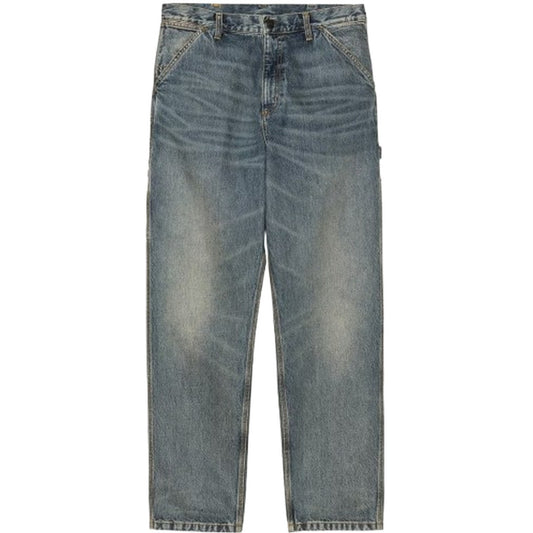 Pantaloni Uomo Carhartt Wip - Single Knee Pant - Blu
