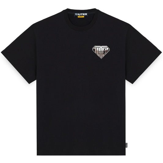 T-shirt Uomo Iuter - Liquid Logo Tee - Nero