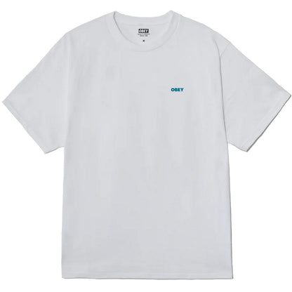 T-shirt Uomo Obey - Obey Future Unwritten Tee - Bianco