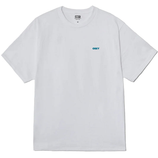 T-shirt Uomo Obey - Obey Future Unwritten Tee - Bianco