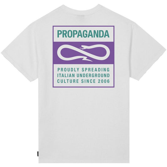 T-shirt Uomo Propaganda - T-Shirt M/M Label Bicolor - Bianco