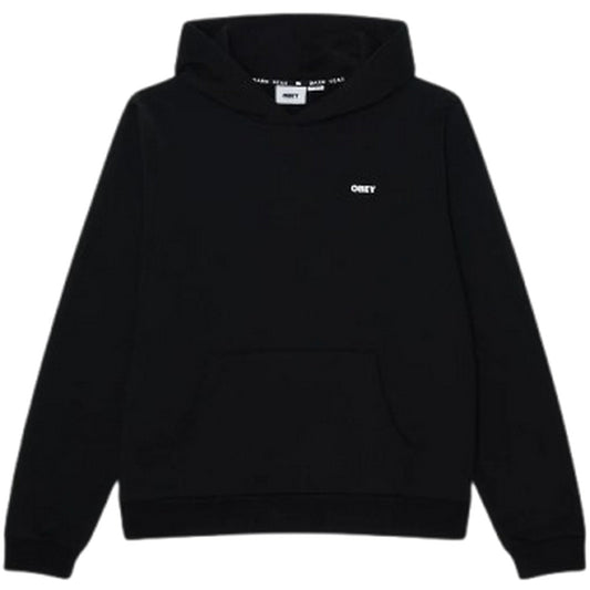 Felpe con cappuccio Uomo Obey - Bold Icon Extra Heavy Hood Fleece - Nero