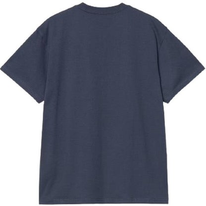 T-shirt Uomo Carhartt Wip - S/S Pocket Heart T-Shirt Organic Cotton - Blu