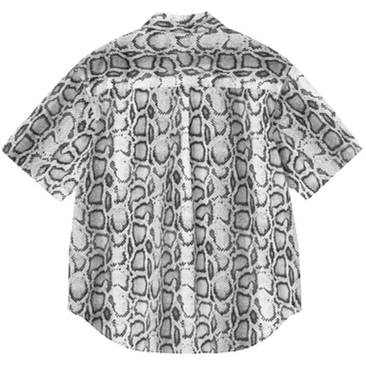 Camicie Donna Carhartt Wip - W' S/S Snake Camo Shirt - Nero