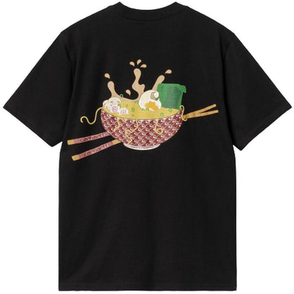 T-shirt Uomo Carhartt Wip - S/S Noodle Soup T-Shirt - Nero