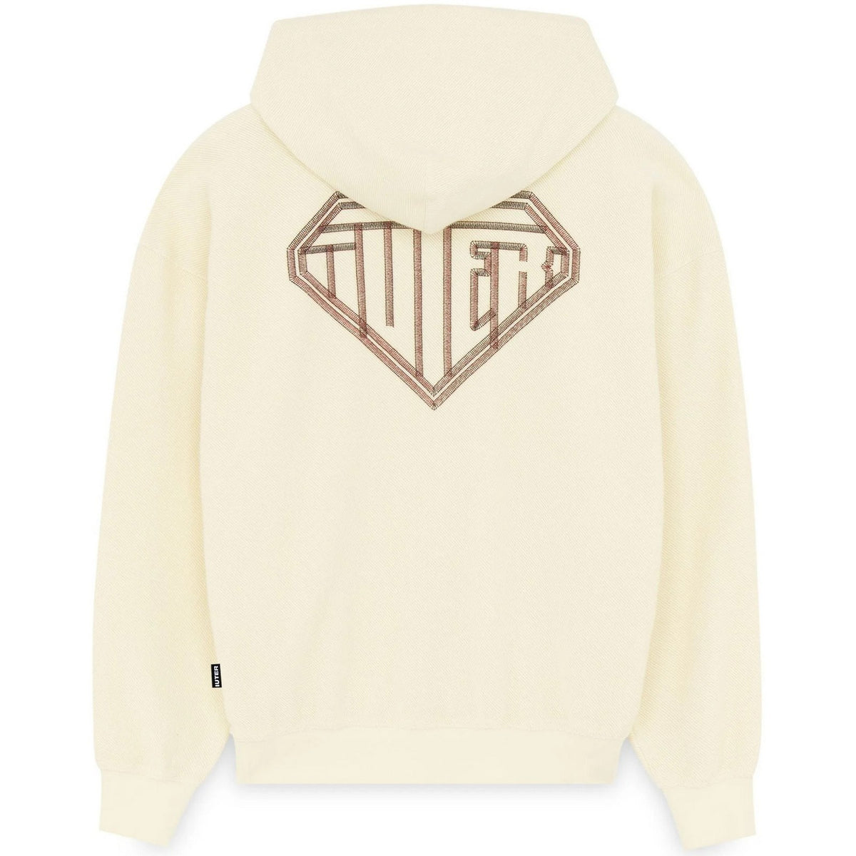 Felpe con cappuccio Uomo Iuter - Stitch Logo Reverse Zip Hoodie - Bianco