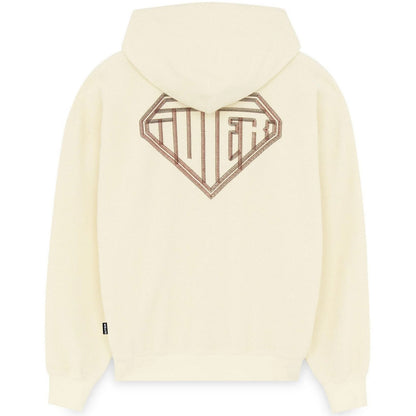Felpe con cappuccio Uomo Iuter - Stitch Logo Reverse Zip Hoodie - Bianco