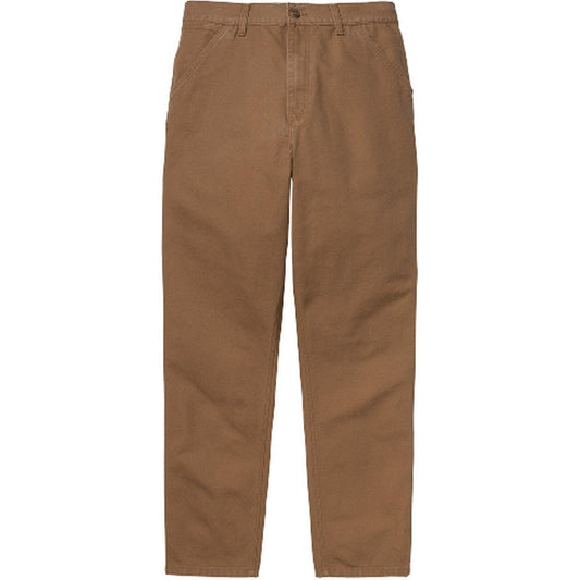 Pantaloni Uomo Carhartt Wip - Single Knee Pant - Marrone