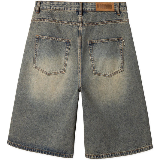 Bermuda Uomo Woodbird - Wbyuto Aged Shorts - Blu
