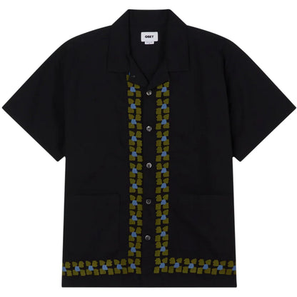 Camicie casual Uomo Obey - Ruben Woven Ss - Bianco