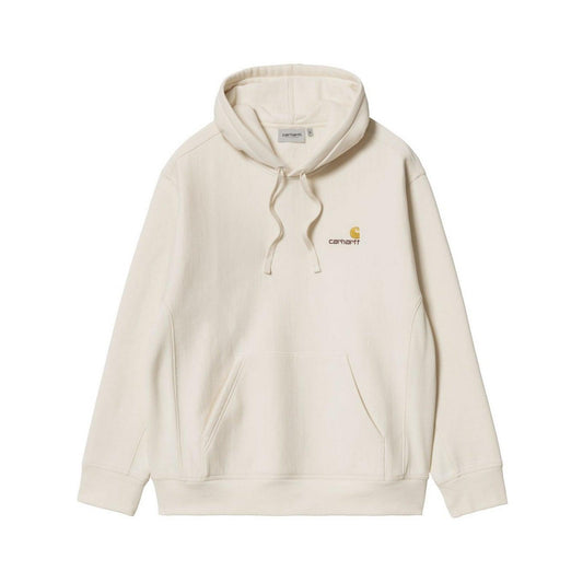 Felpe con cappuccio Uomo Carhartt Wip - Hooded American Script Sweat - Panna