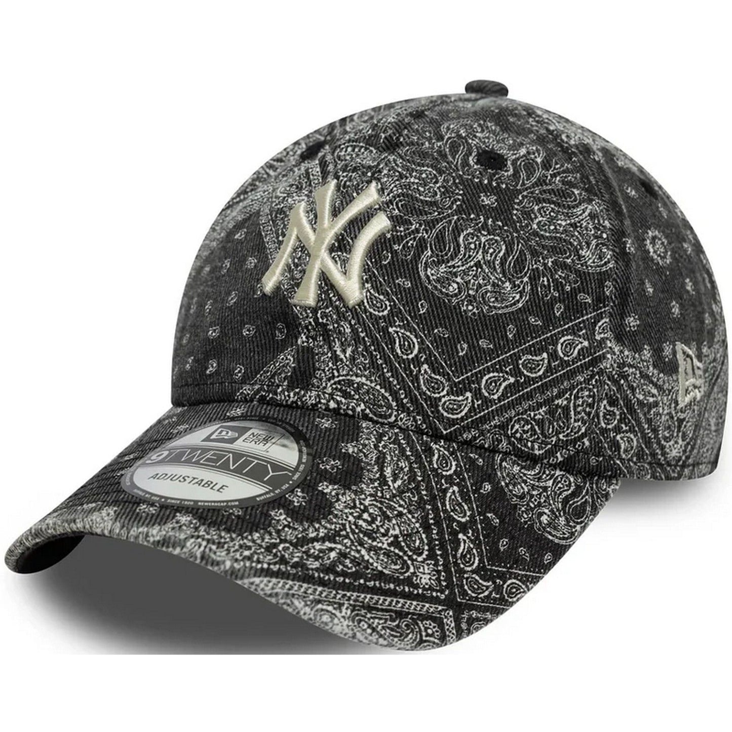 Cappellini da baseball Uomo New Era - Washed Paisley 9Twenty - Nero