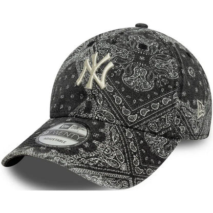 Cappellini da baseball Uomo New Era - Washed Paisley 9Twenty - Nero