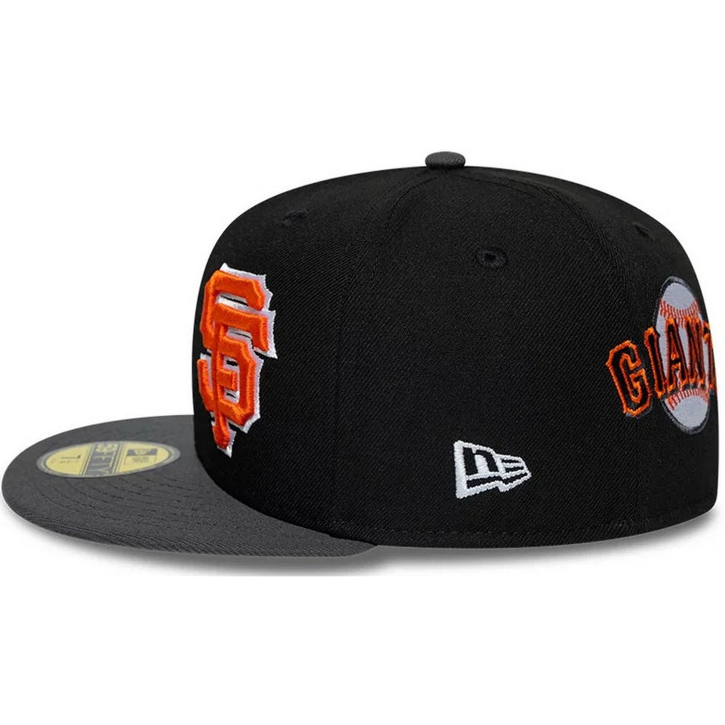 Cappellini da baseball Uomo New Era - Mlb Multi Logo 59Fifty - Nero
