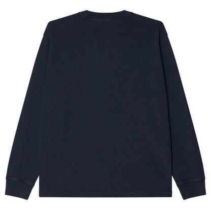 Maglie a manica lunga Uomo Obey - Lowercase Pigment Tee Ls - Blu
