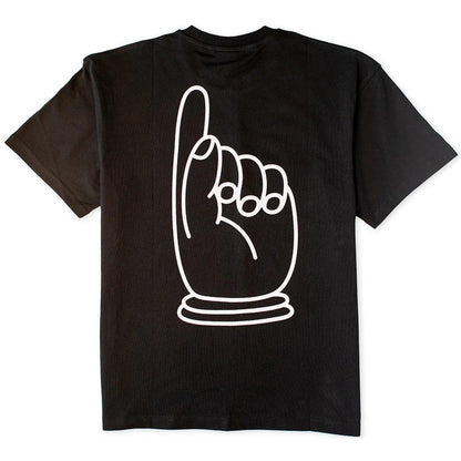 T-shirt Uomo Deceit - Deceit Finger Tee - Nero