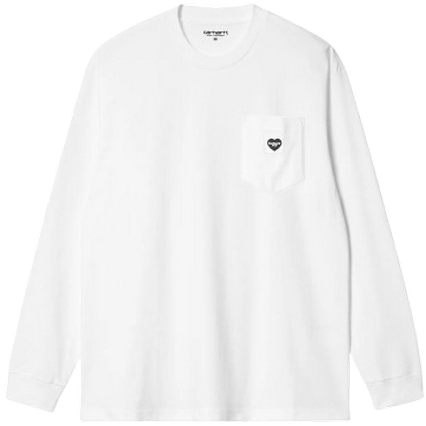 Maglie a manica lunga Uomo Carhartt Wip - L/S Pocket Heart T-Shirt - Bianco