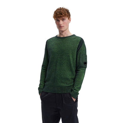 Maglie a manica lunga Uomo C.P. Company - Fleece Knit Jumper - Verde