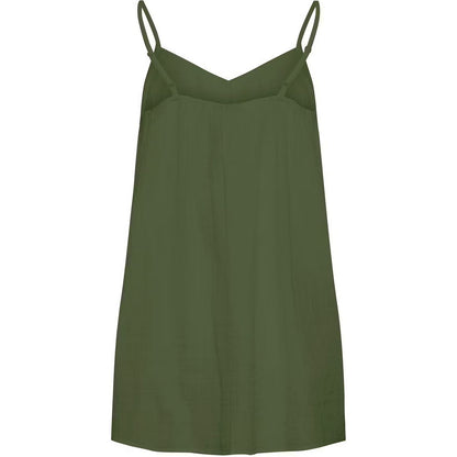 Vestiti casual Donna Ichi - Iafoxa Singlet Dr - Verde
