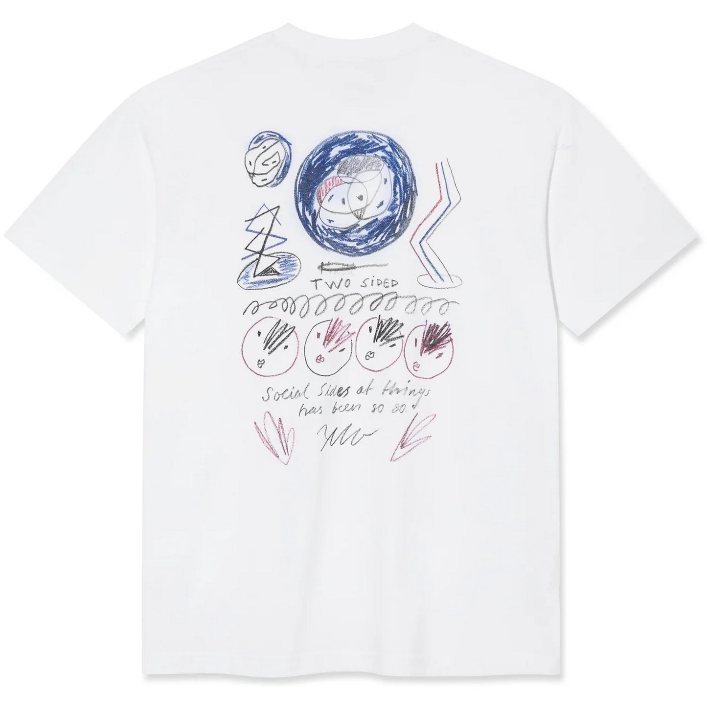 T-shirt Uomo Polar - Tee Social Side - Bianco