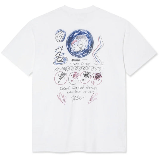 T-shirt Uomo Polar - Tee Social Side - Bianco