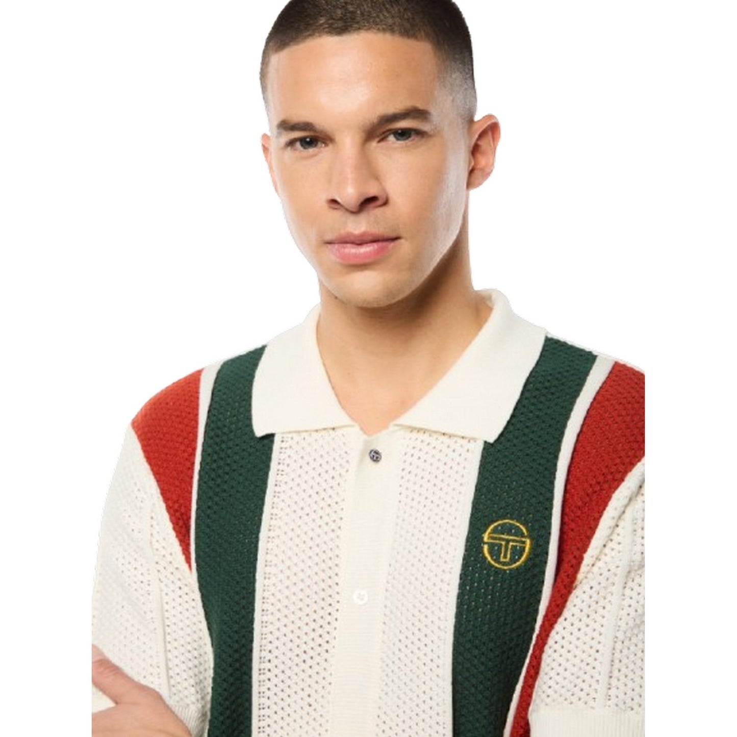 Polo Uomo Sergio Tacchini - Montell Knit Polo - Bianco