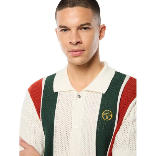 Polo Uomo Sergio Tacchini - Montell Knit Polo - Bianco