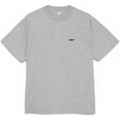 T-shirt Uomo Obey - Obey Chalky Icon Tee - Grigio