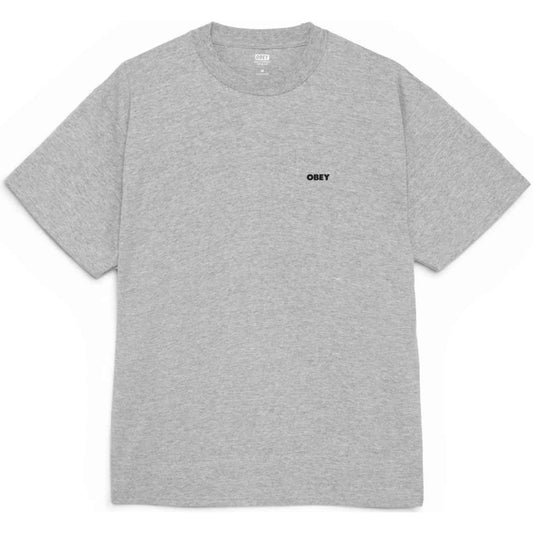 T-shirt Uomo Obey - Obey Chalky Icon Tee - Grigio